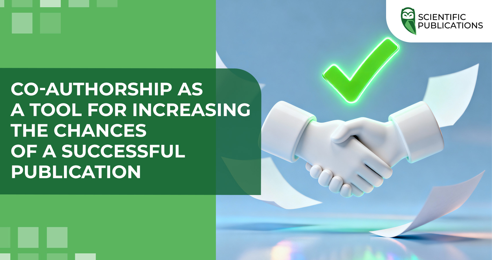 Co-authorship as a tool for increasing the chances of a successful publication