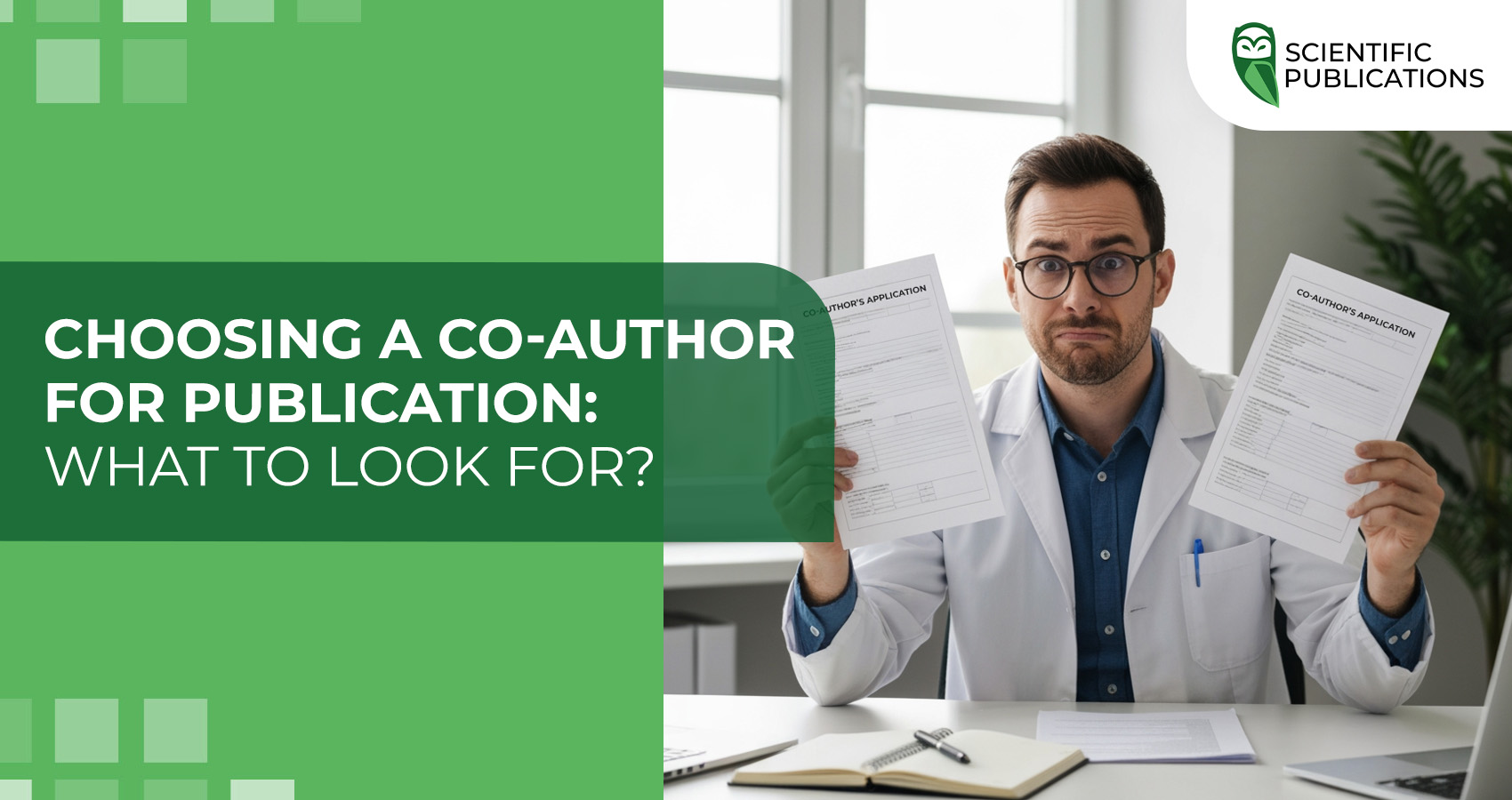 Choosing a co-author for publication: what to look for?