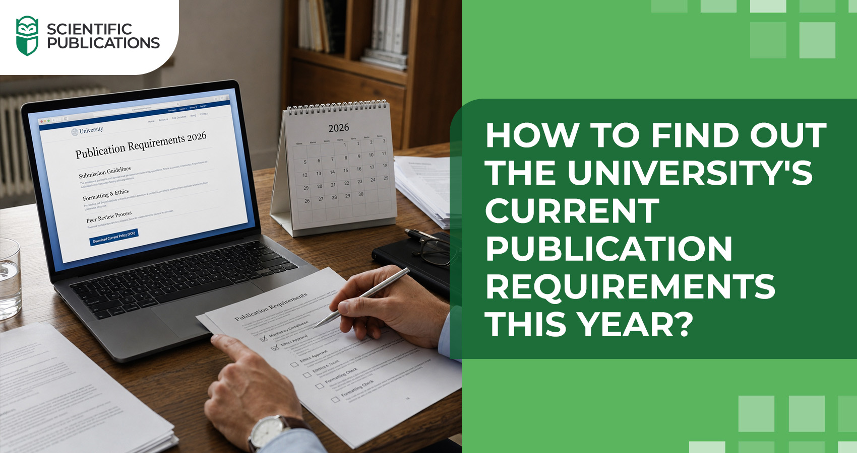 How to find out the university's current publication requirements this year?