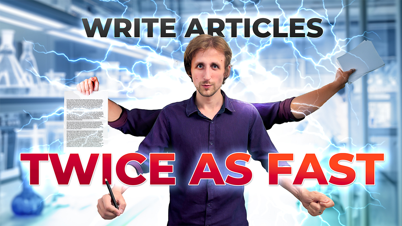 Secrets of fast article writing with AI