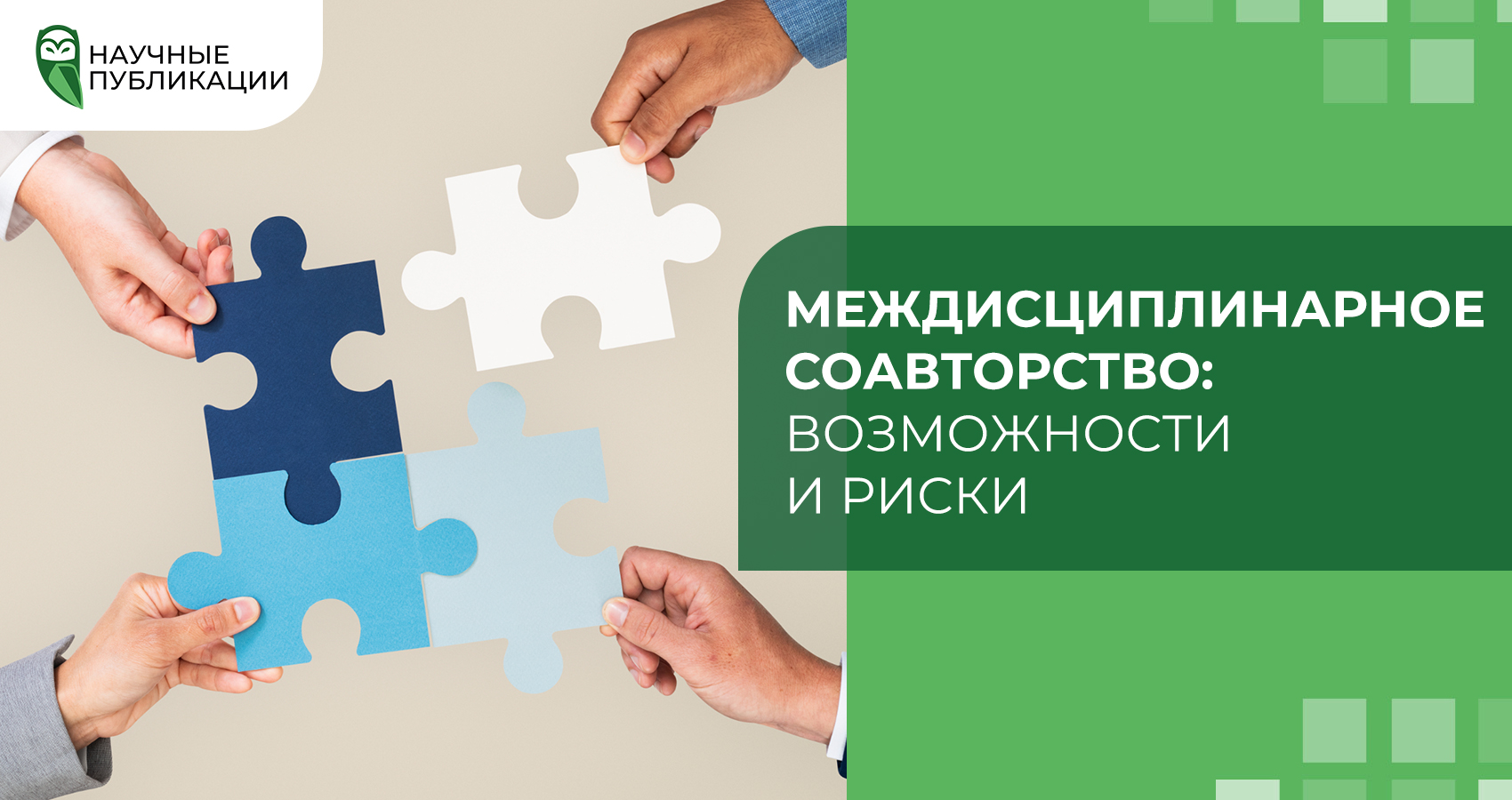 Междисциплинарное соавторство: возможности и риски