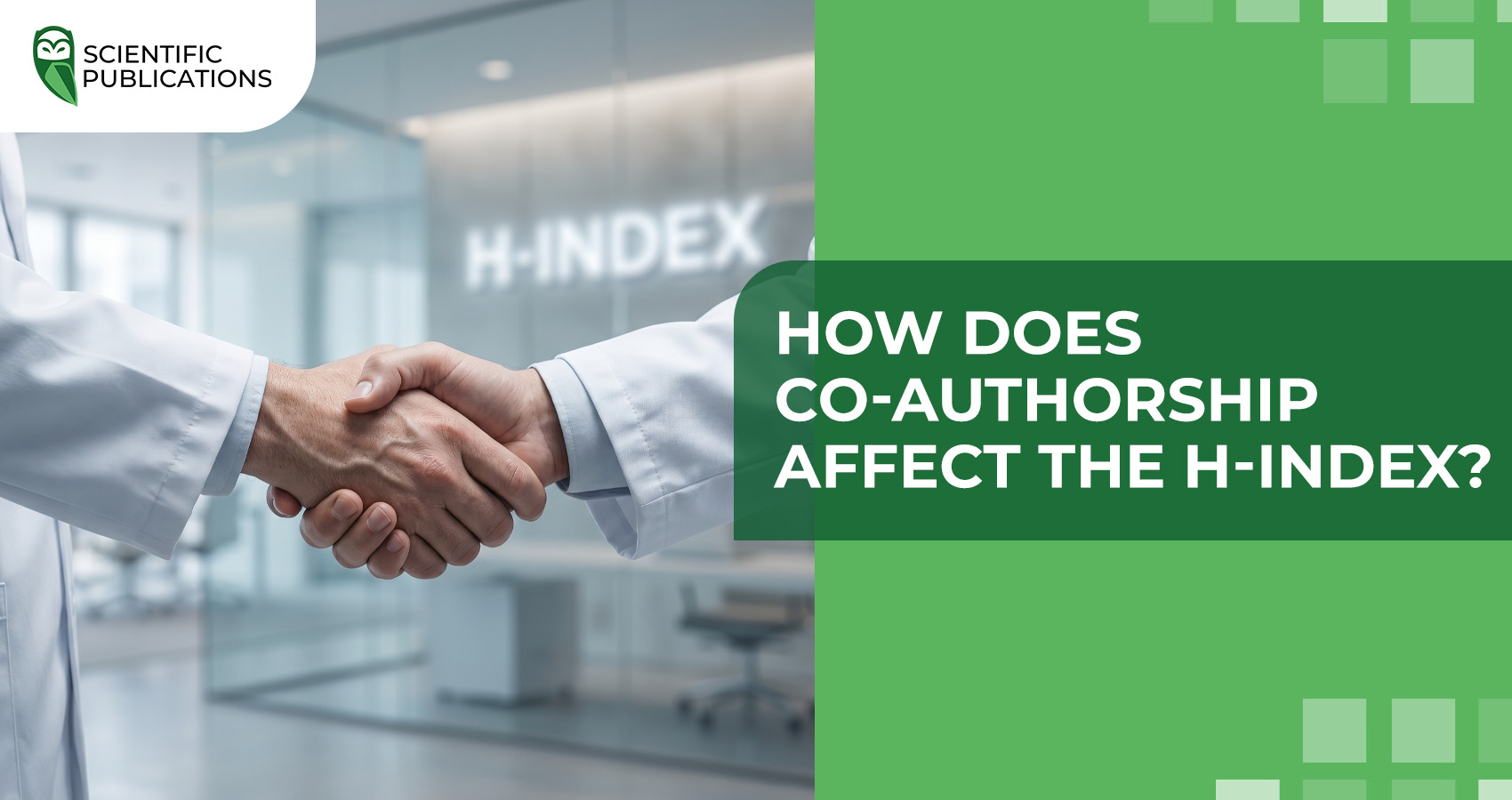 How does co-authorship affect the h-index?