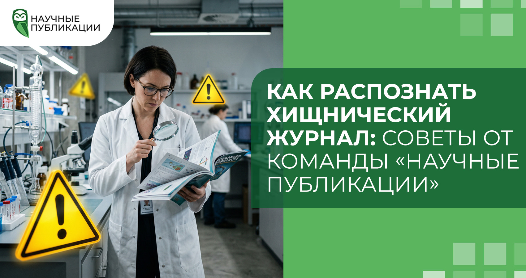 Как распознать хищнический журнал: советы от команды «Научные Публикации»
