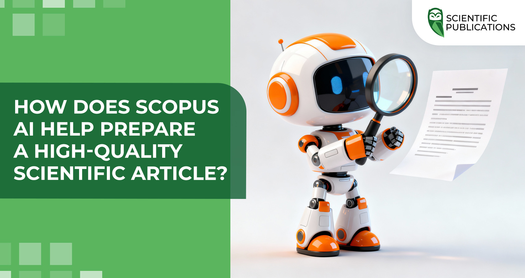 How does Scopus AI help prepare a high-quality scientific article?