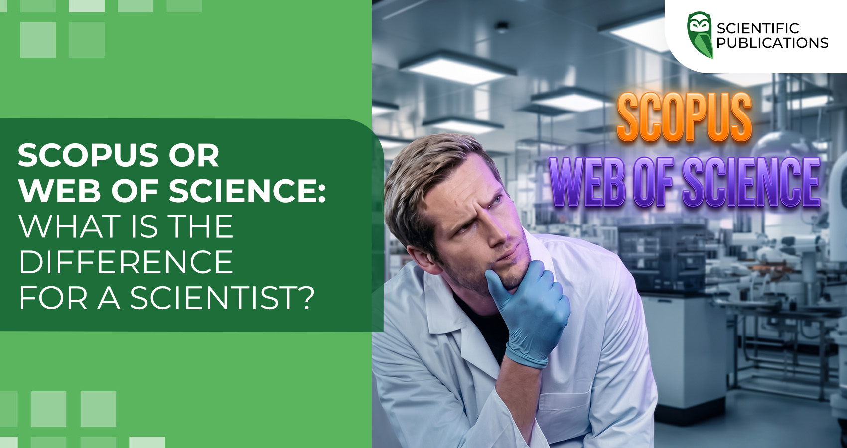 Scopus or Web of Science: what is the difference for a scientist?