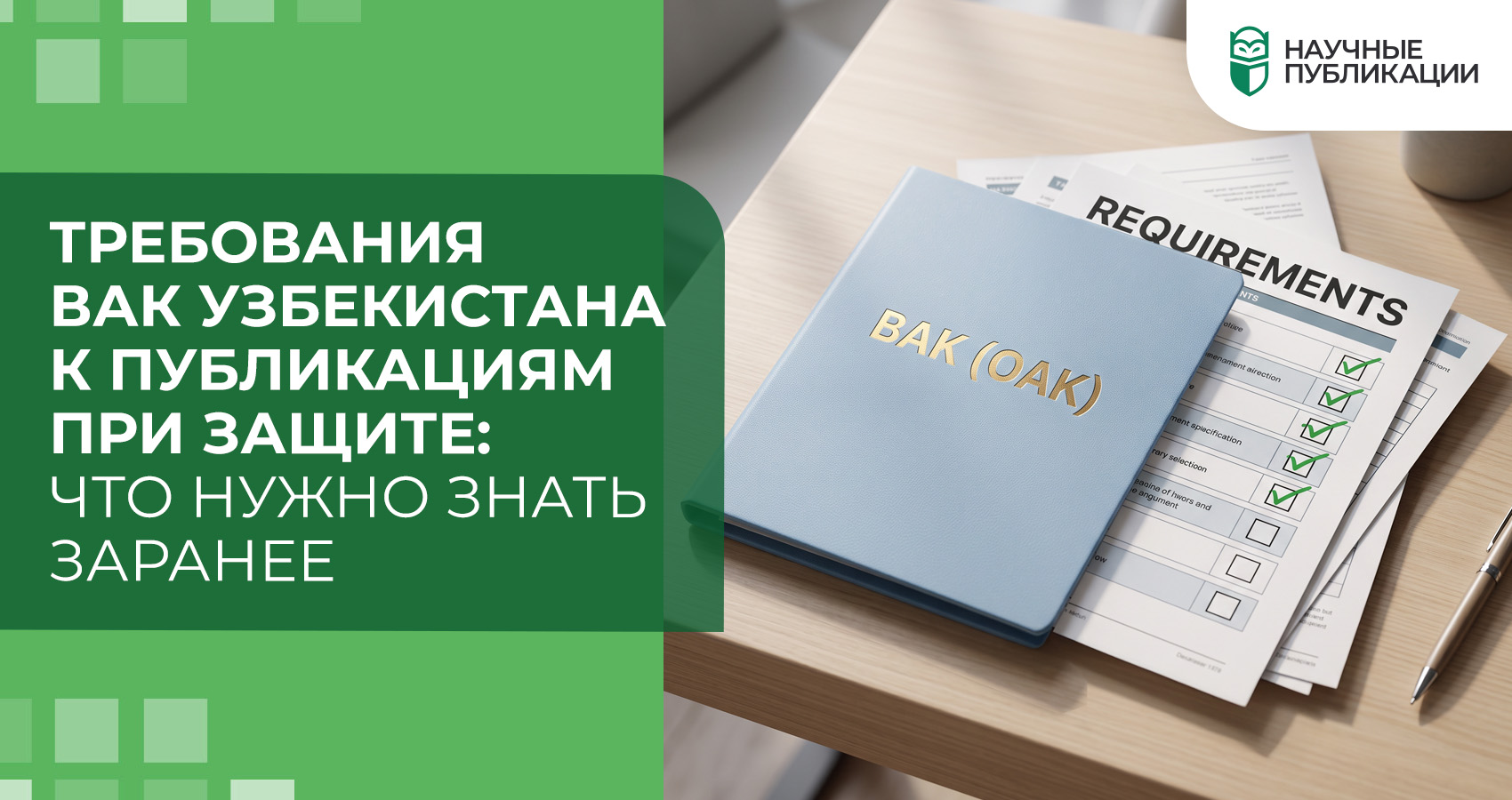 Требования ВАК Узбекистана к публикациям при защите: что нужно знать заранее